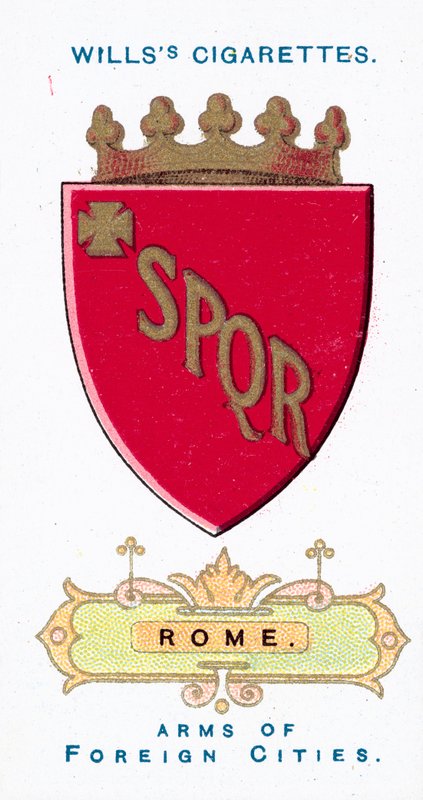 Róma fegyverei (chromolitho) alkotó: English School
