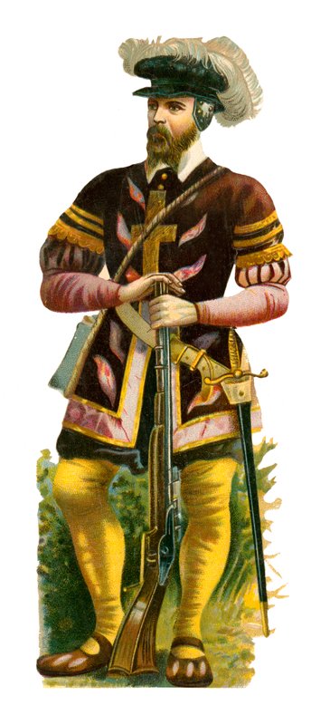 Arquebusier VIII. Henrik király idejében, 1509-47 alkotó: English School