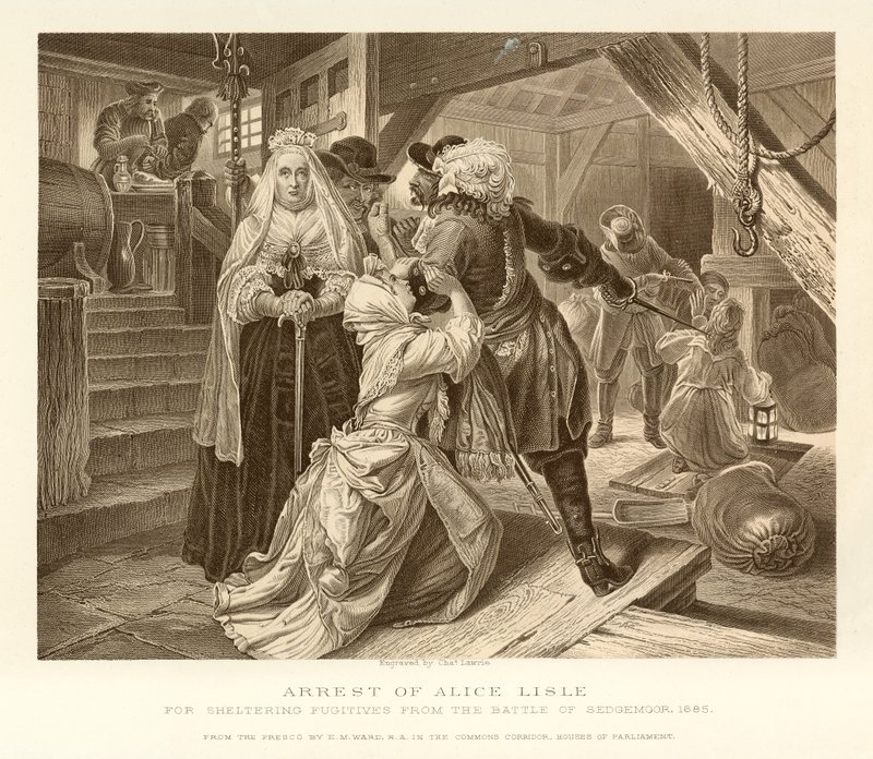 Alice Lisle letartóztatása alkotó: English School