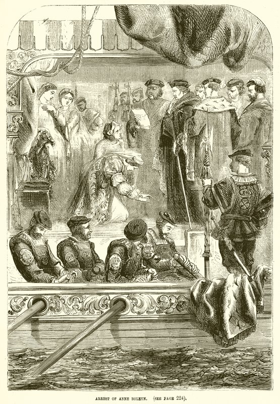 Boleyn Anne letartóztatása alkotó: English School