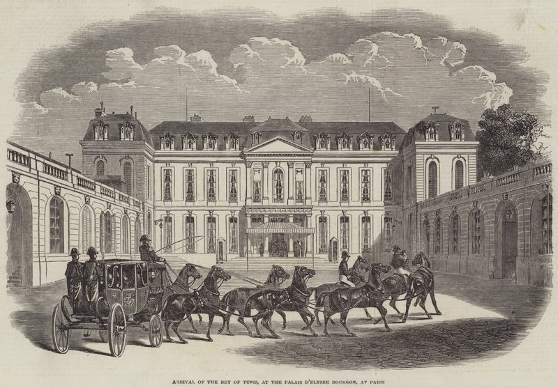 Tuniszi bég érkezése a Palais d