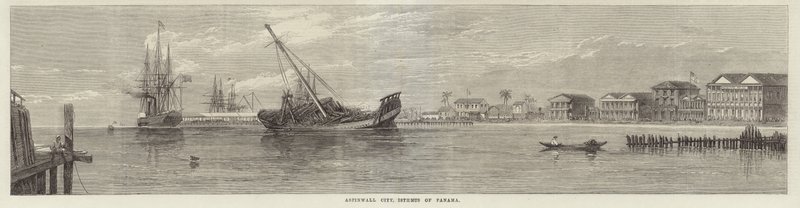 Aspinwall város Panama földszorosán alkotó: English School