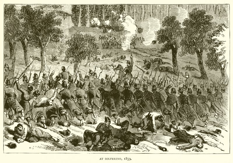 Solferinóban, 1859 alkotó: English School