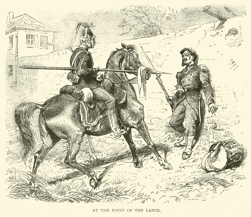 A Lance pontján, 1870. szeptember alkotó: English School