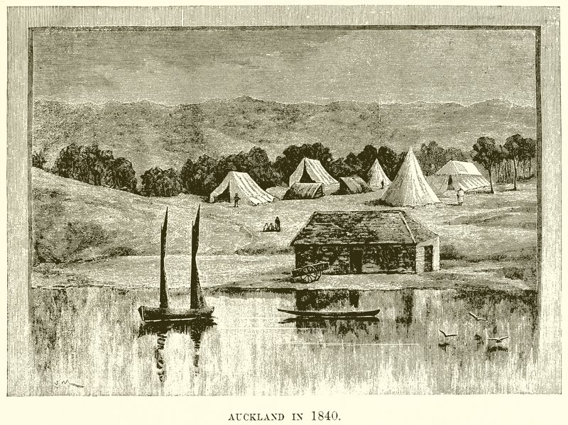 Auckland 1840-ben alkotó: English School
