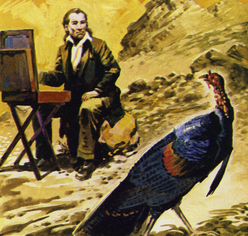 Audubon életét Amerika madarainak megfestésének szentelte alkotó: English School