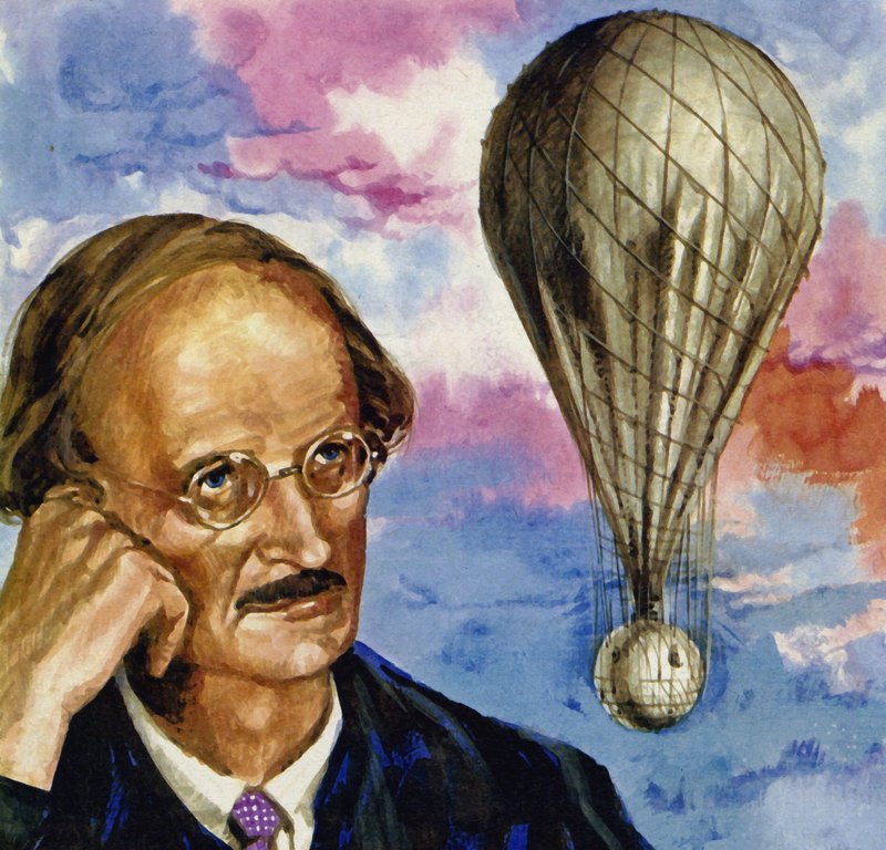 Auguste Piccard, egy svájci tudós 53 000 láb fölé emelkedett egy léggömbön alkotó: English School