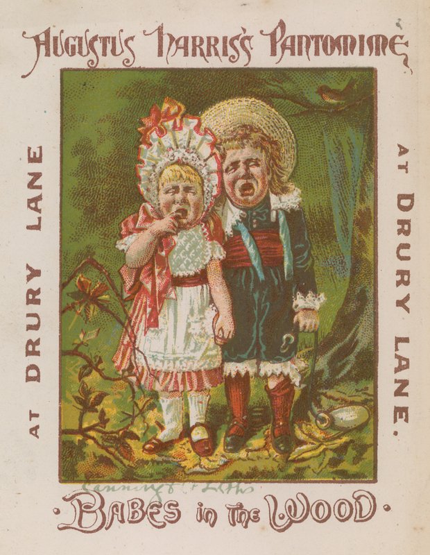 Augustus Harriss Pantomim, Csajok az erdőben, a londoni Drury Lane-ben alkotó: English School