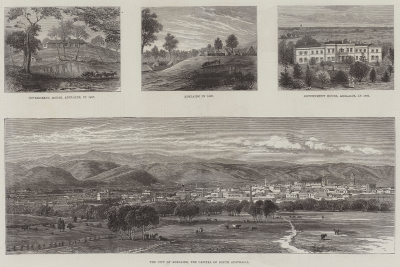 Ausztrália (metszet) alkotó: English School