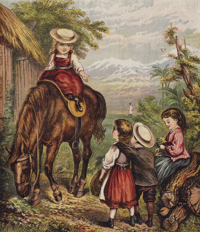 Australian Children (színes litográfia) alkotó: English School