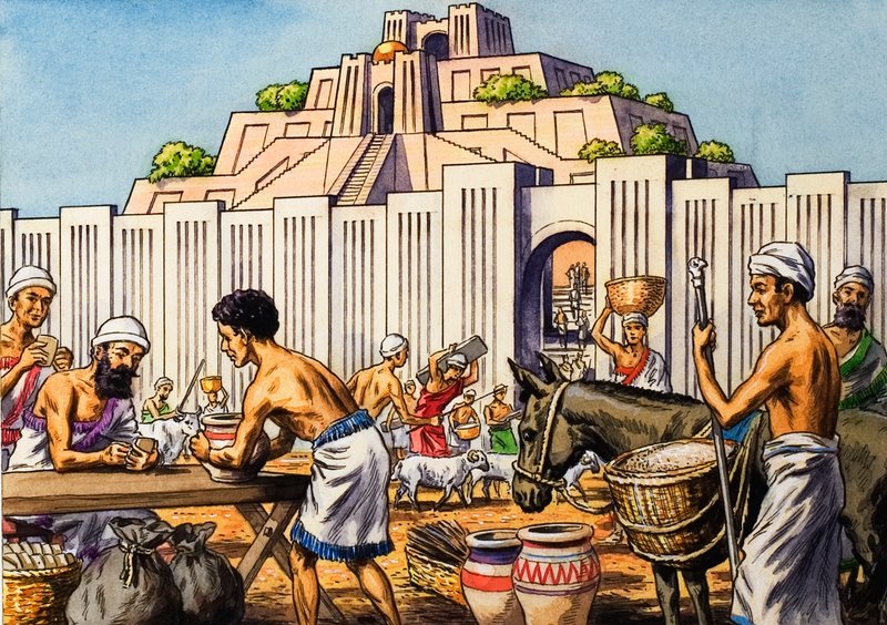Azték város, Tenochtitlan alkotó: English School