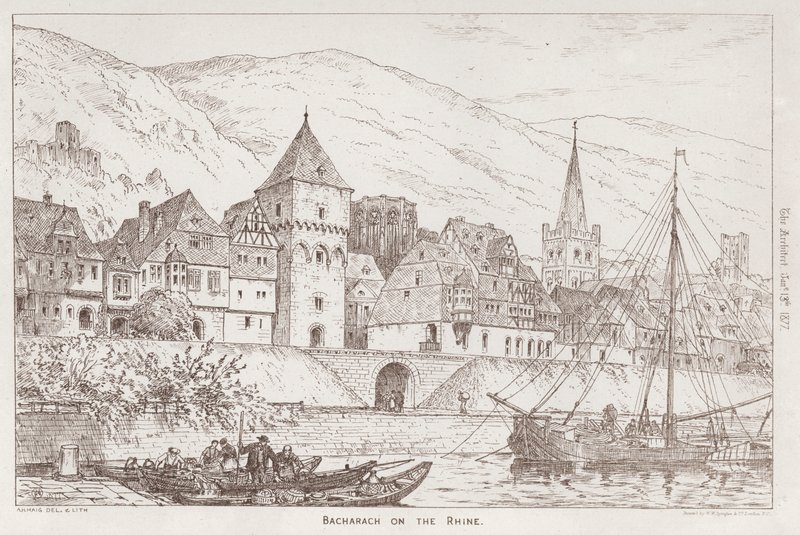 Bacharach a Rajnánál alkotó: English School