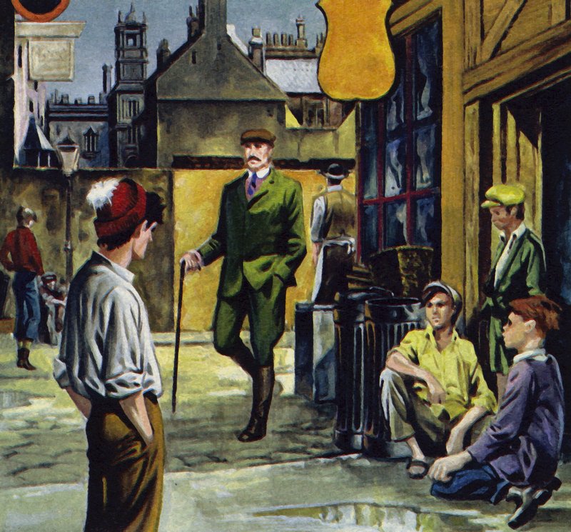 Baden-Powell megdöbbent a nyomorult, egészségtelen fiatalok láttán alkotó: English School