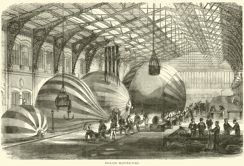 Léggömbmanufaktúra, 1870. október alkotó: English School