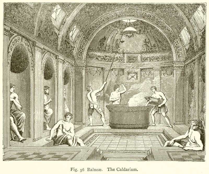 Balneae. A Caldarium alkotó: English School