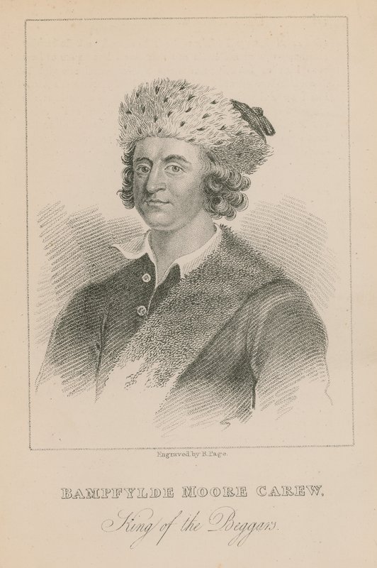 Bamfylde Moore Carew, a koldusok királya alkotó: English School