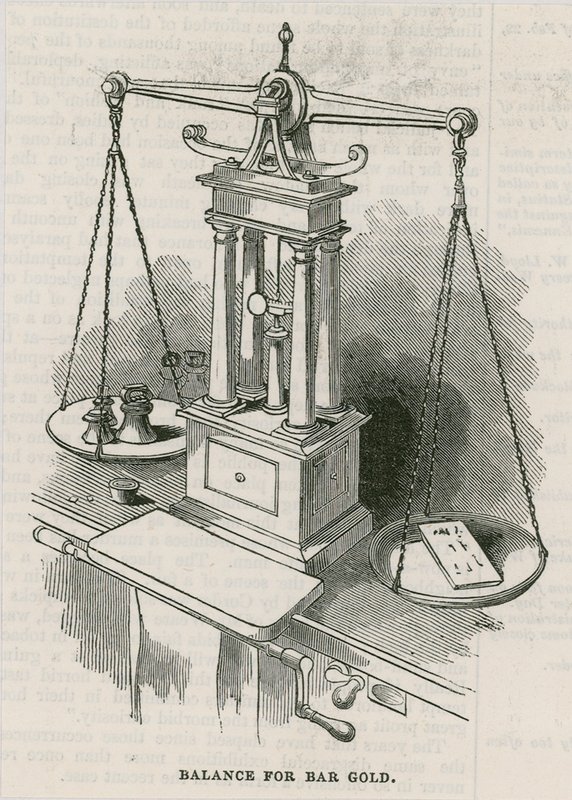 Bank of England, Bullion Office és Gold Weighing Room alkotó: English School