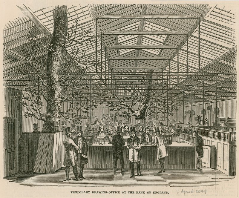 Bank of England, Garden Court alkotó: English School