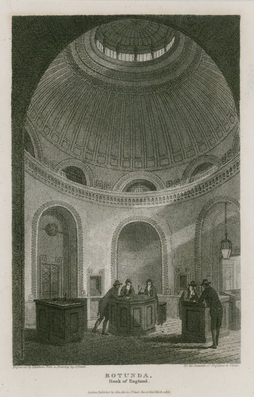 Bank of England, Sir John Soanes Rotunda alkotó: English School