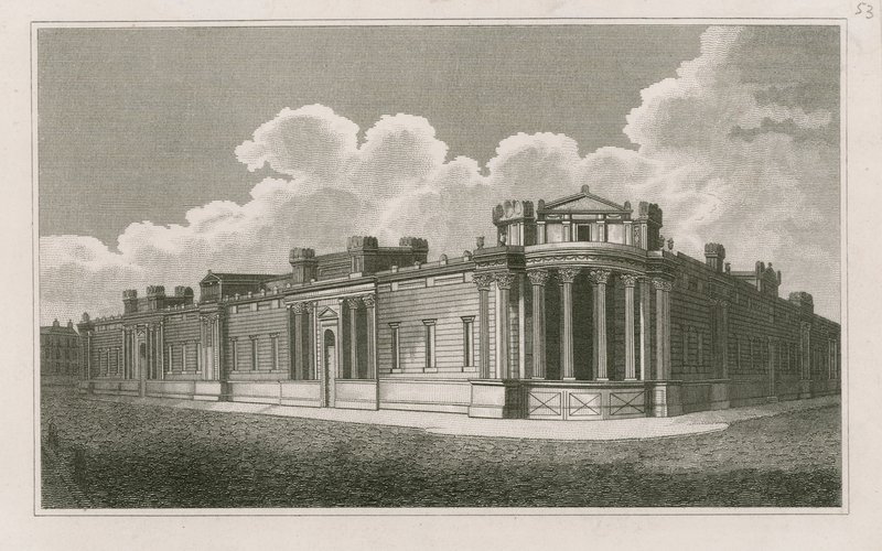 A Bank of England, Sir John Soanes fronton alkotó: English School