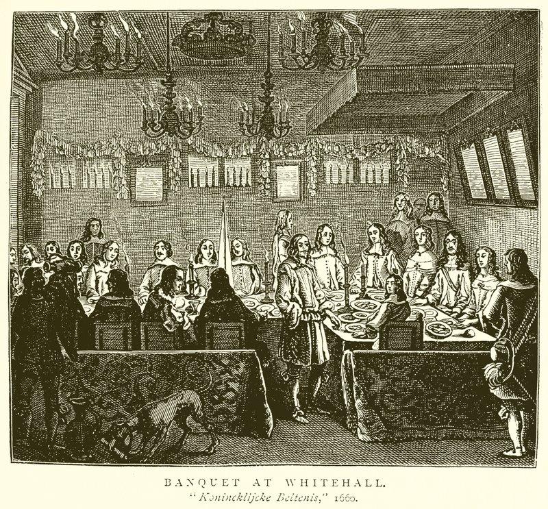 Bankett a Whitehallban alkotó: English School
