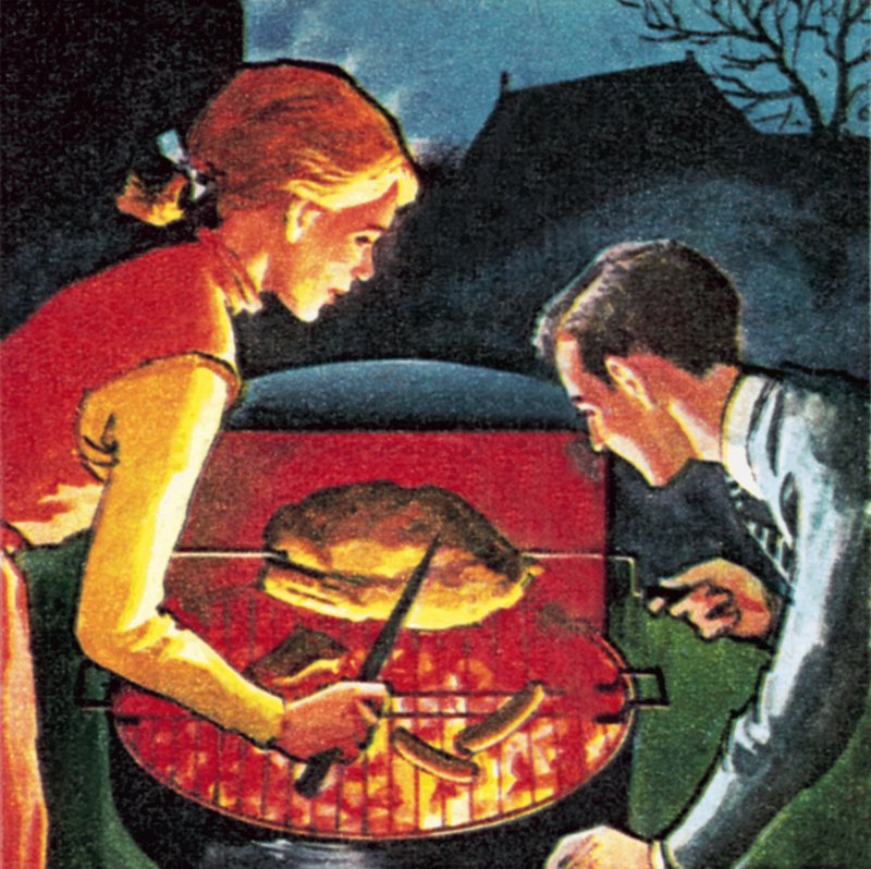 Barbecue a kertben alkotó: English School