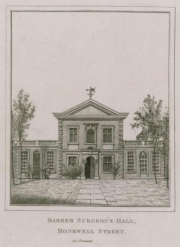 Barber Surgeons Hall, Monkwell Street, London alkotó: English School