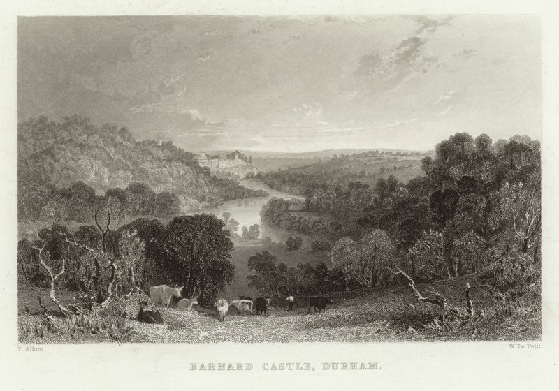 Barnard kastély, Durham alkotó: English School