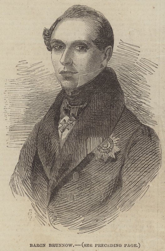 Brunnow báró (metszet) alkotó: English School