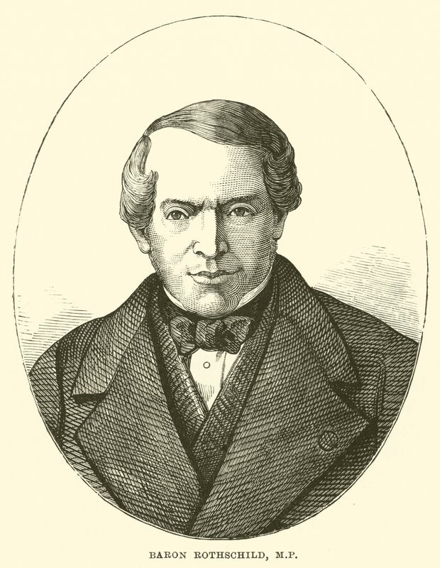 Rothschild báró képviselő (metszet) alkotó: English School