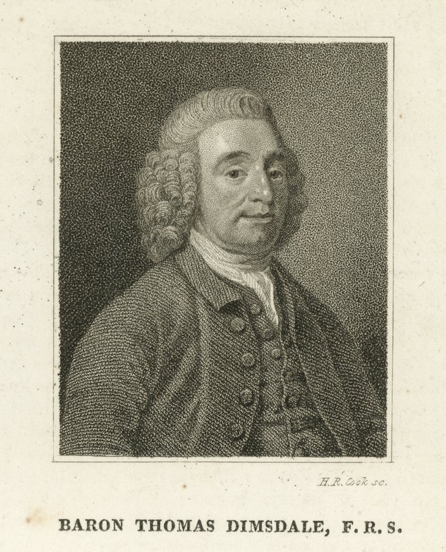 Thomas Dimsdale báró (metszet) alkotó: English School