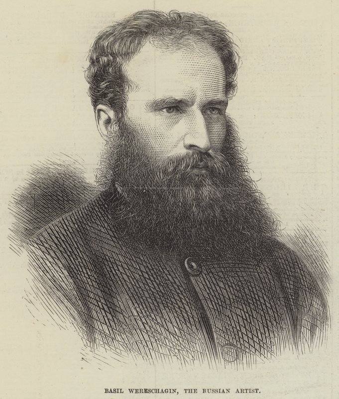 Basil Wereschagin, az orosz művész (metszet) alkotó: English School