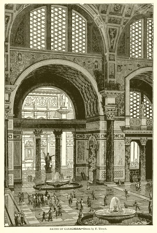 Caracalla fürdői alkotó: English School