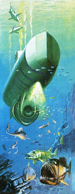 Bathyscaphe alkotó: English School
