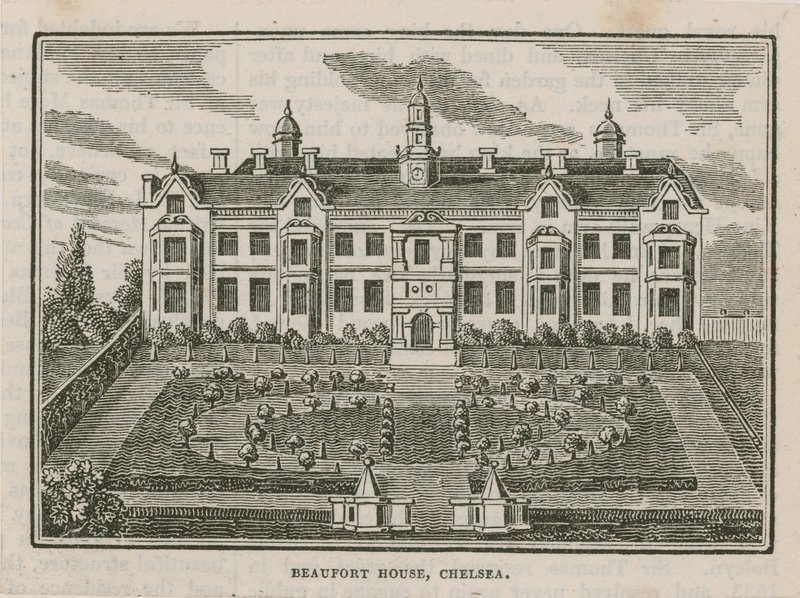 Beaufort ház Chelsea-ben alkotó: English School