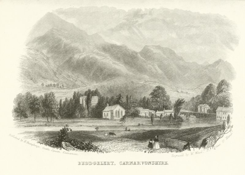 Beddgelert, Carnarvonshire, Wales alkotó: English School