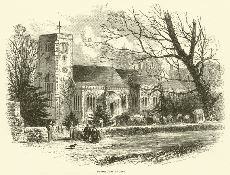 Beddington templom (metszet) alkotó: English School