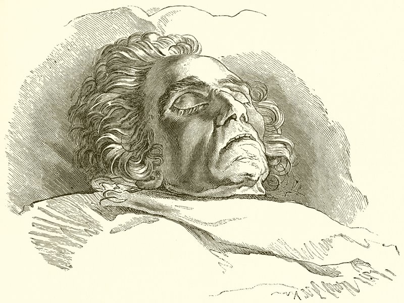 Beethoven a halálos ágyán alkotó: English School