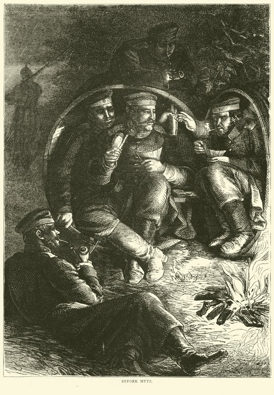 Metz előtt, 1870. október alkotó: English School
