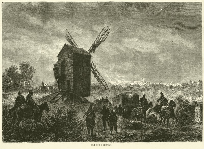 Orléans előtt, 1870. november alkotó: English School