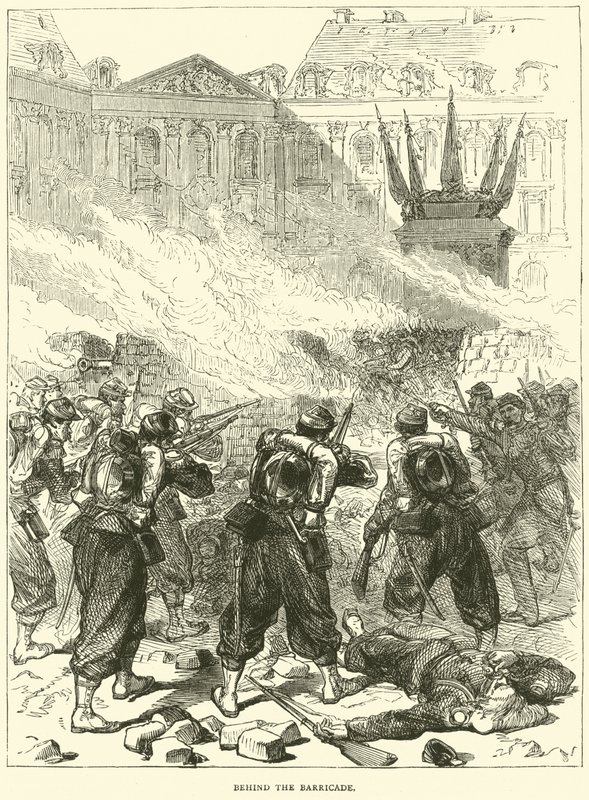 A barikád mögött, 1871. ápr alkotó: English School