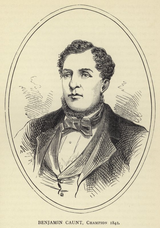 Benjamin Caunt, bajnok, 1842 alkotó: English School
