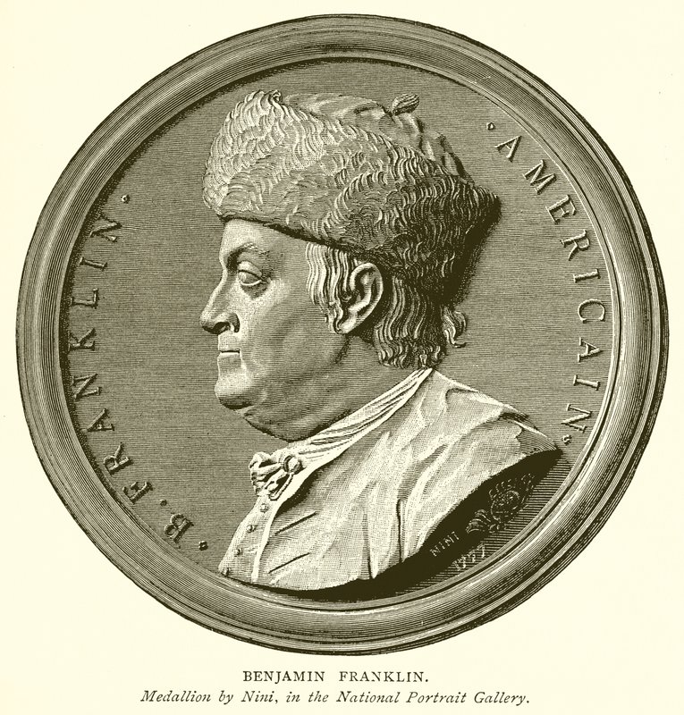 Benjamin Franklin alkotó: English School