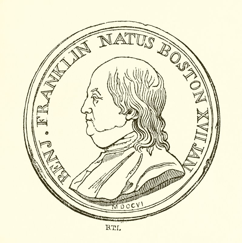 Benjamin Franklin alkotó: English School