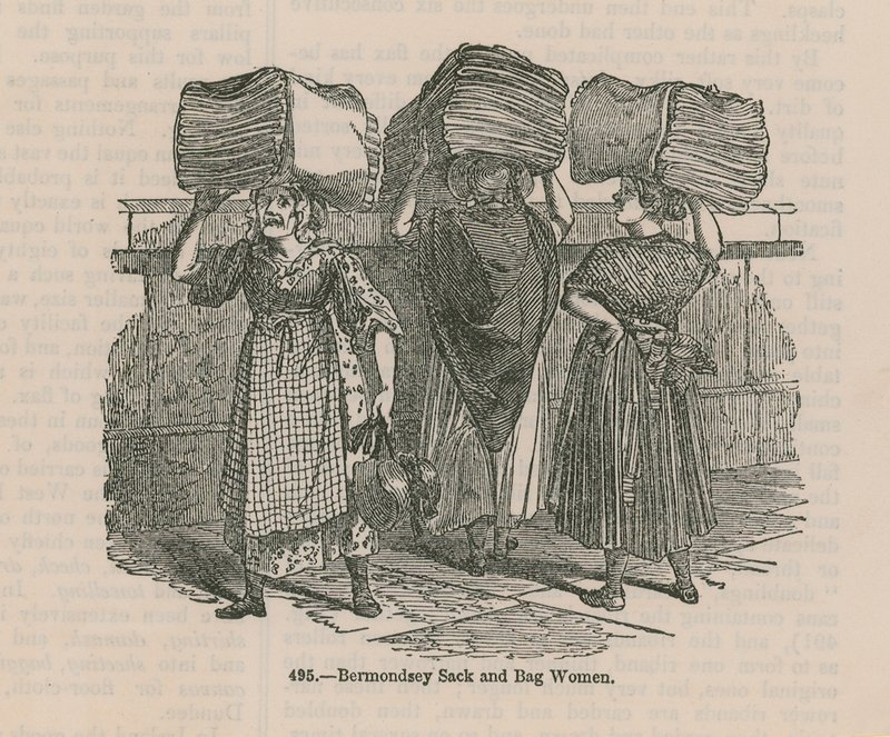 Bermondsey Sack and Bag Women alkotó: English School
