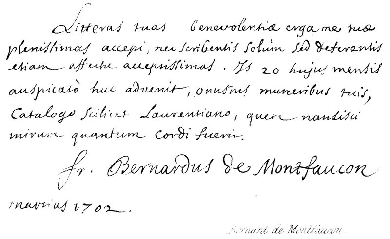 Montfauconi Bernard alkotó: English School