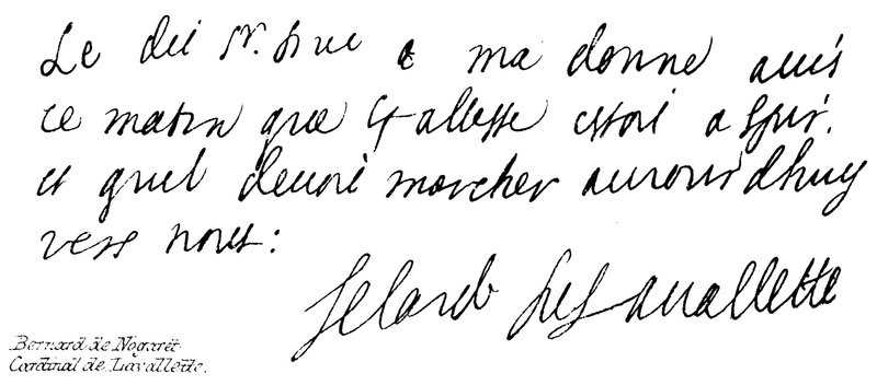 Bernard de Nogaret de Lavallette bíboros alkotó: English School