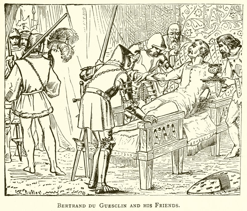 Bertrand du Guesclin és barátai alkotó: English School