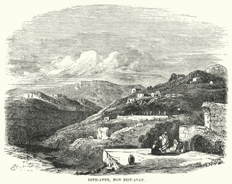 Beth-Aven, most Beit-Avan (metszet) alkotó: English School
