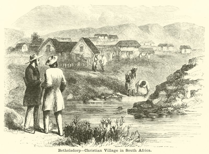Bethelsdorp, keresztény falu Dél-Afrikában alkotó: English School